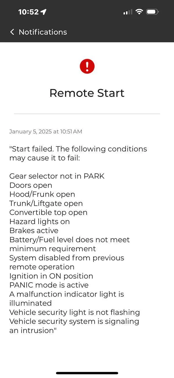 Jeep Gladiator Trouble using Jeep App IT NEVER WORKS IMG_2690