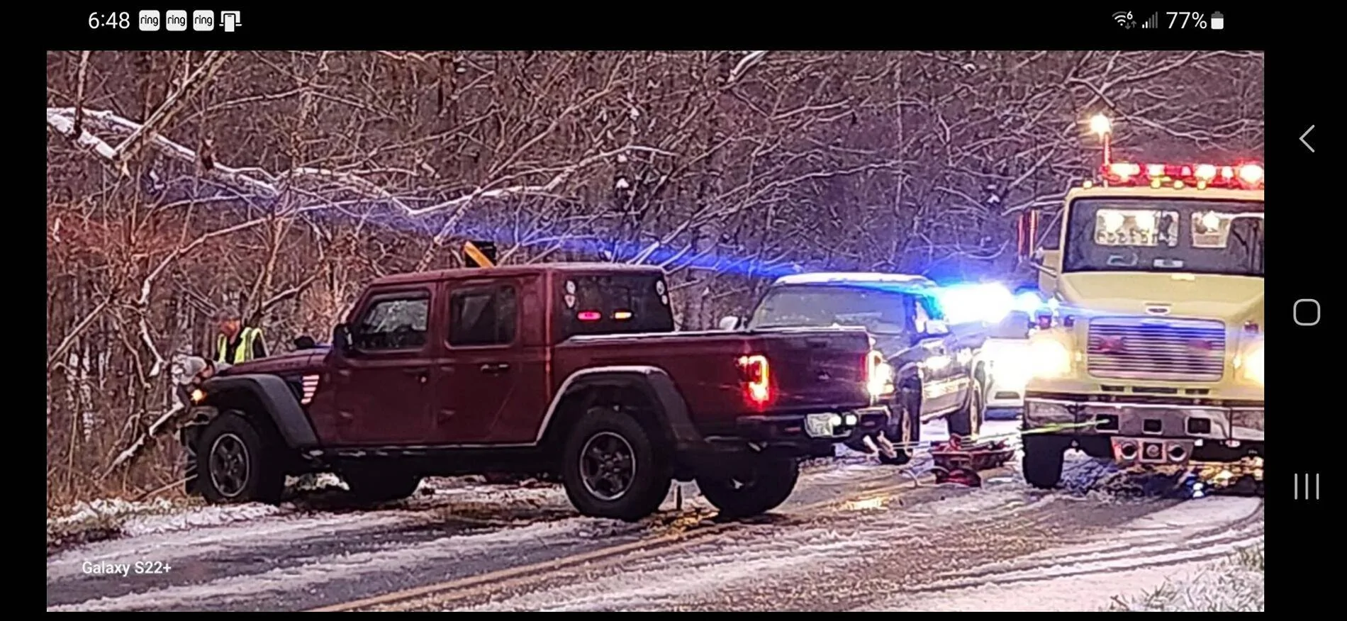 Jeep Gladiator Winter Storm Jan 6-7 2025  Post Pics Here! Bakers Crossroads MVA 1-5-25