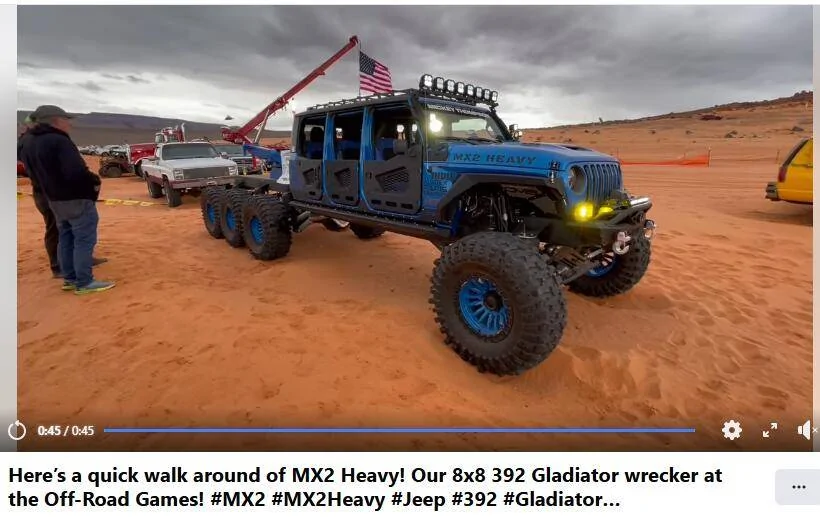 Jeep Gladiator When a 6x6 just won't cut it 8x8 Gladiator