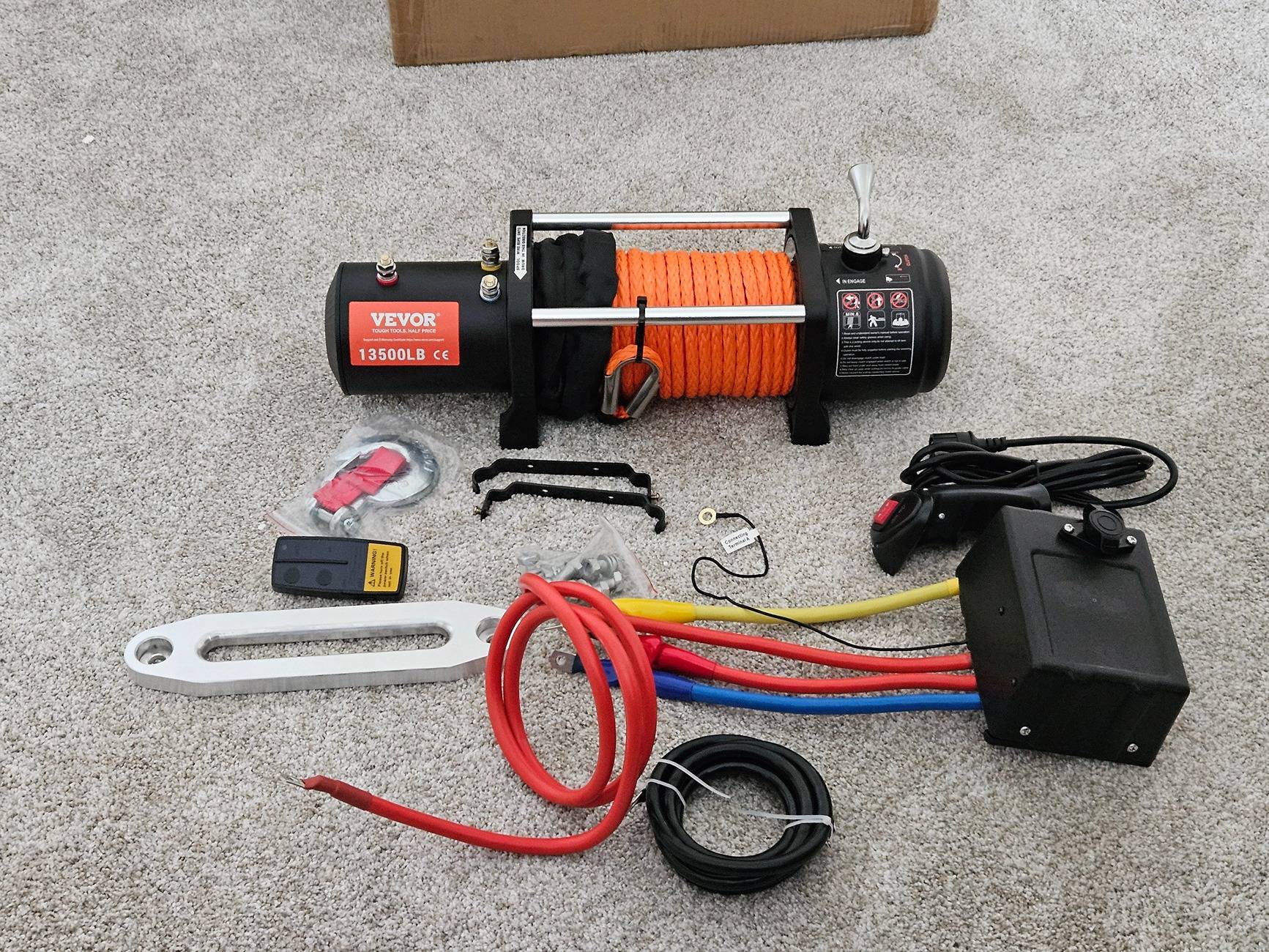 Jeep Gladiator Vevor 13.5k winch 1000012157