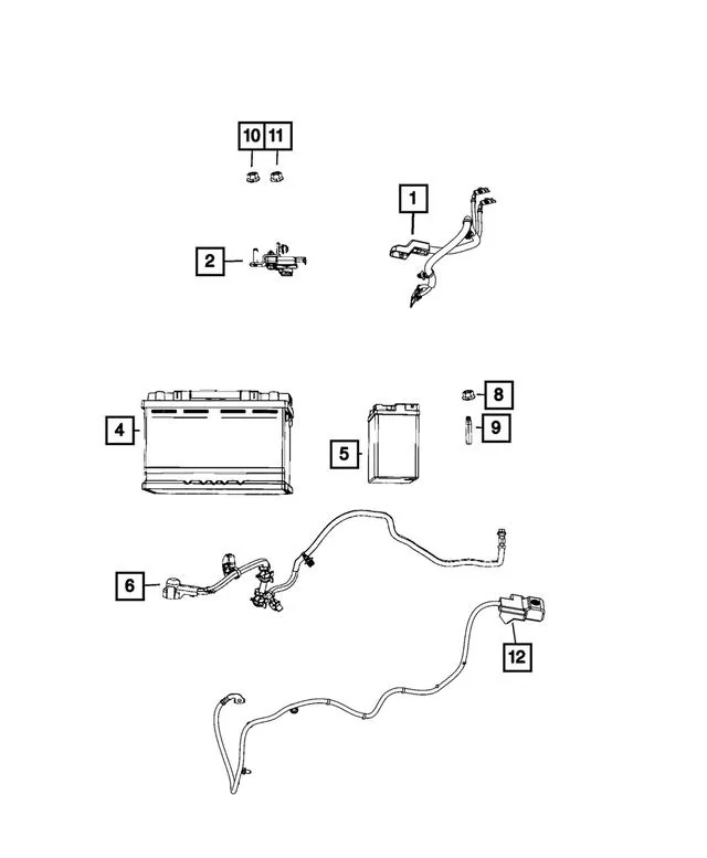 Jeep Gladiator Need Reference Battery / Fusebox Pictures - We Were Vandalized! gladiator battery parts diagram