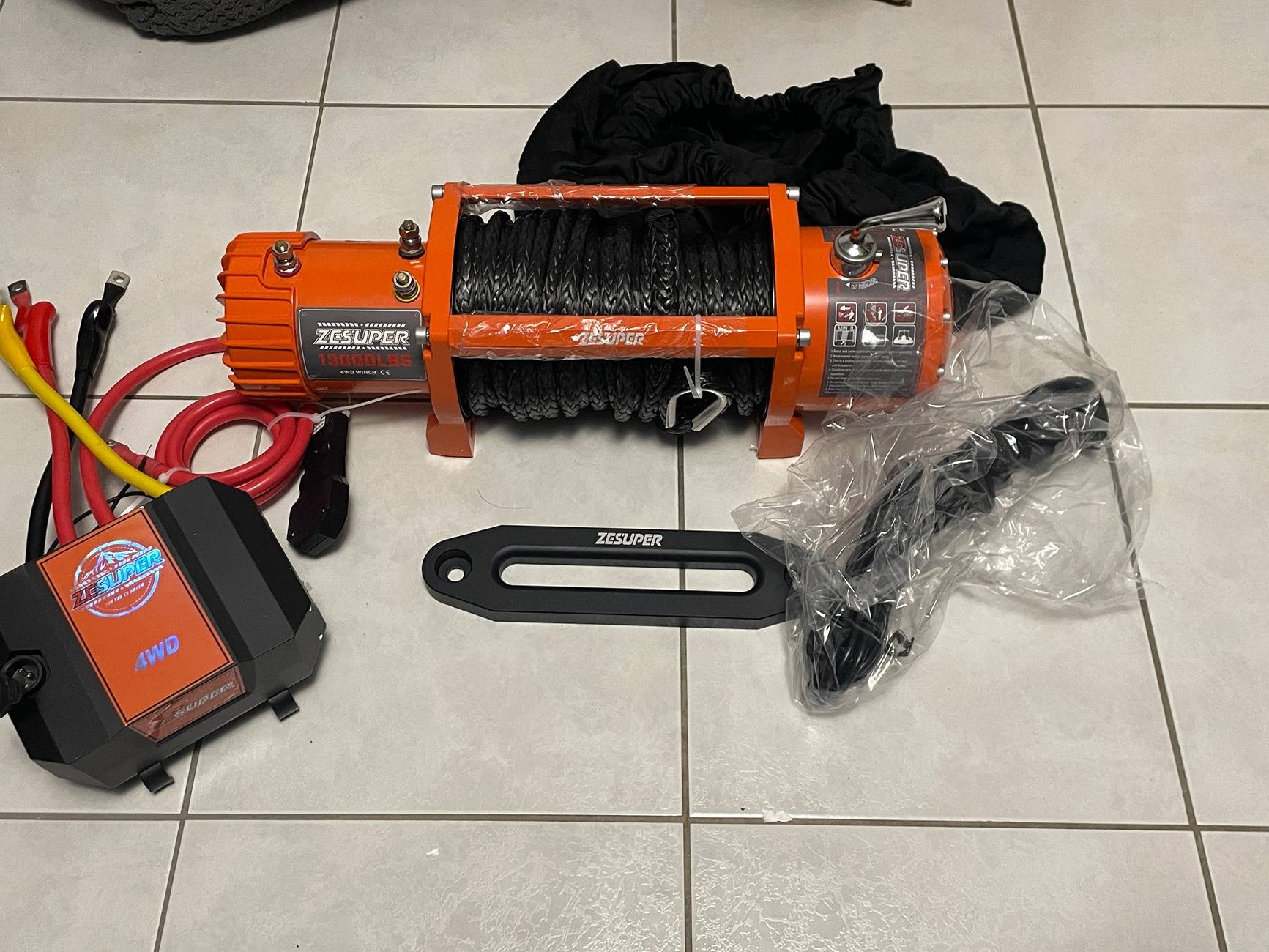 Jeep Gladiator Vevor 13.5k winch IMG_0020.JPG