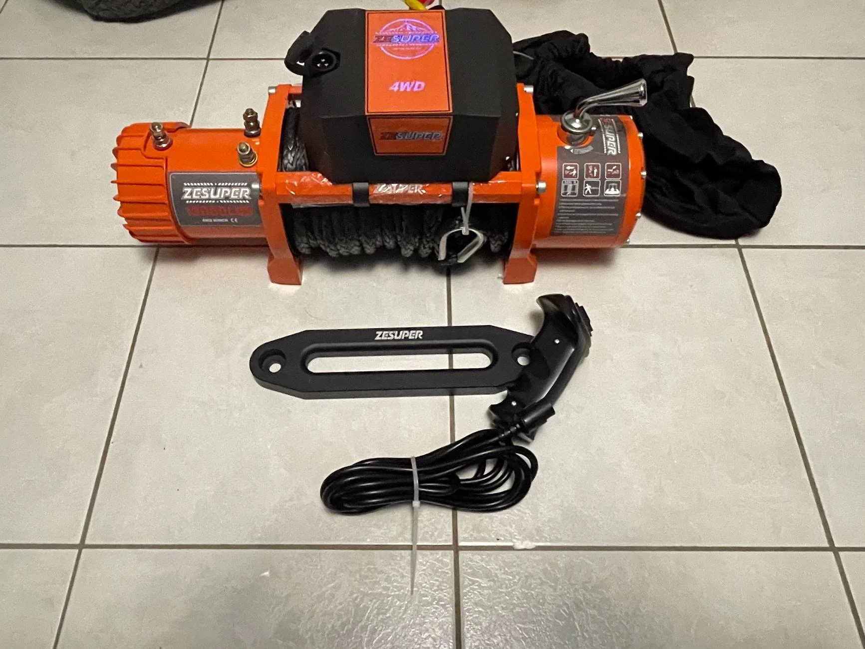 Jeep Gladiator Vevor 13.5k winch IMG_0022