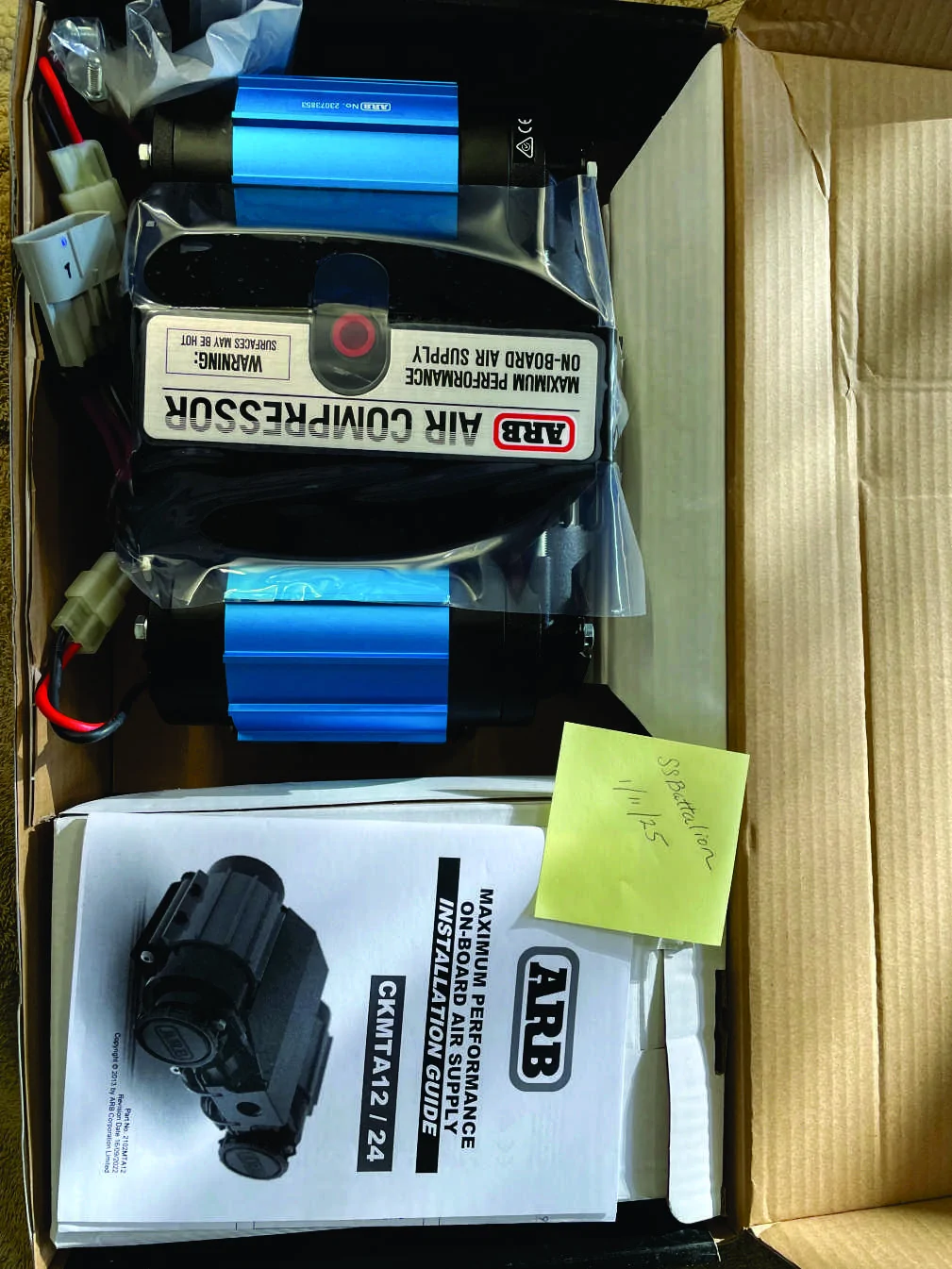 Jeep Gladiator ARB Twin Compressor / ARB Hose Kit / ARB Digital Inflator - NIB arb comp jeeps
