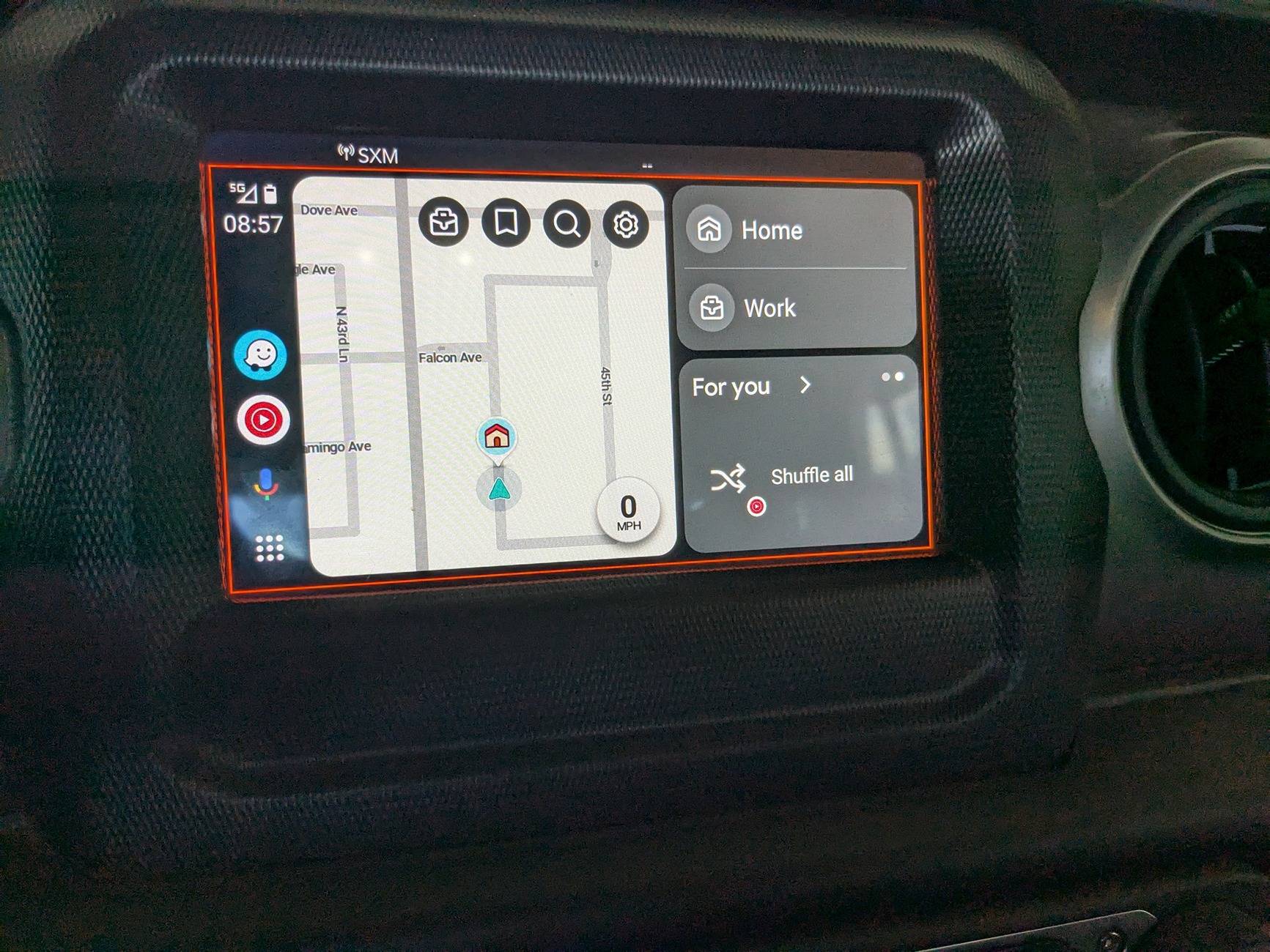 Jeep Gladiator Adjusting ring volume on Android Auto PXL_20250112_145733811