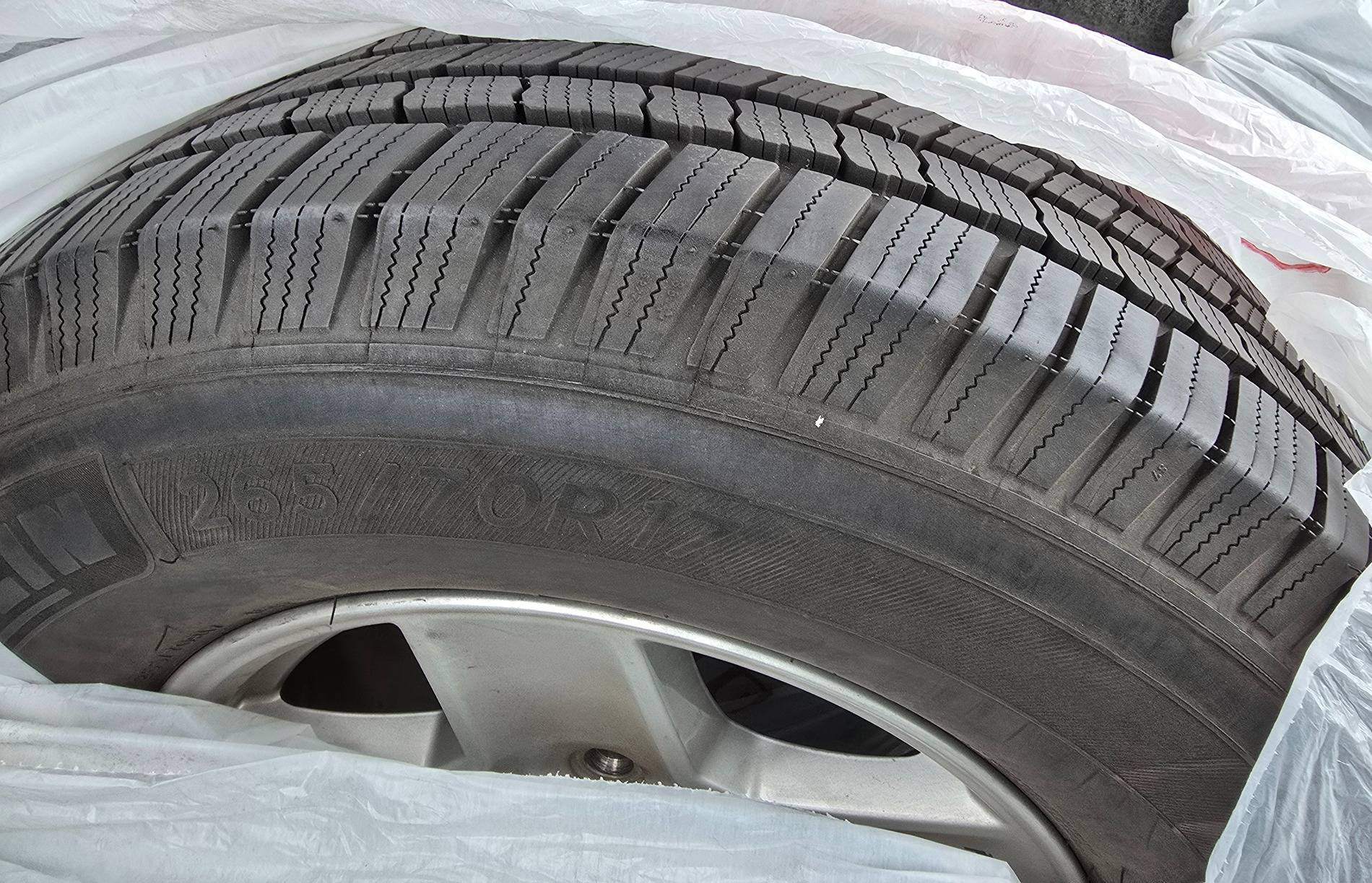 Jeep Gladiator REDUCED - 17" Michelin Defender LTX M/S tires w/Wheels - $300 - 0nly 10K Miles on them 20250108_151821