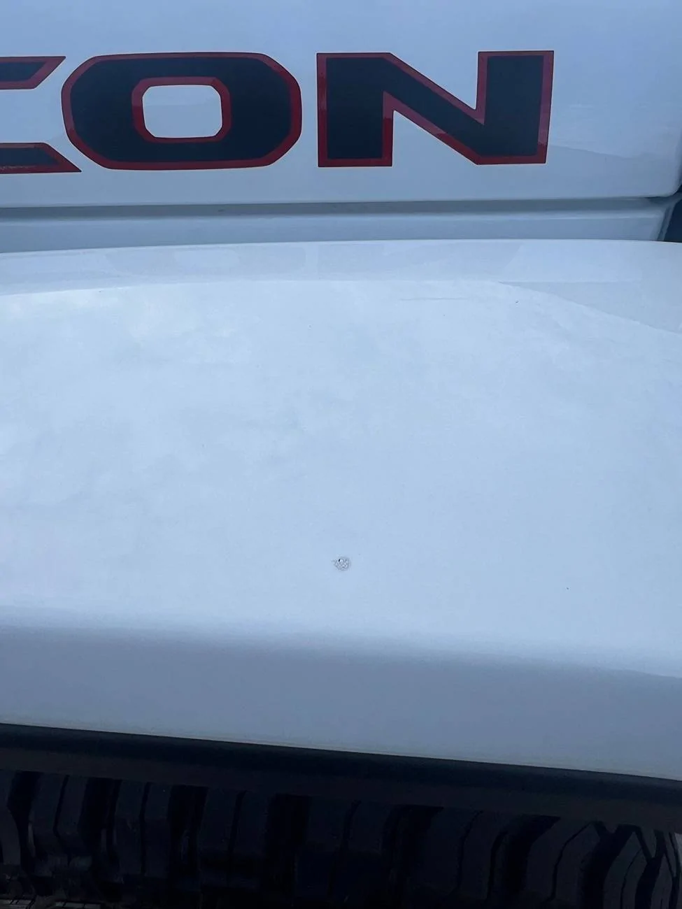 Jeep Gladiator 2024 rubicon white paint issue IMG_5008