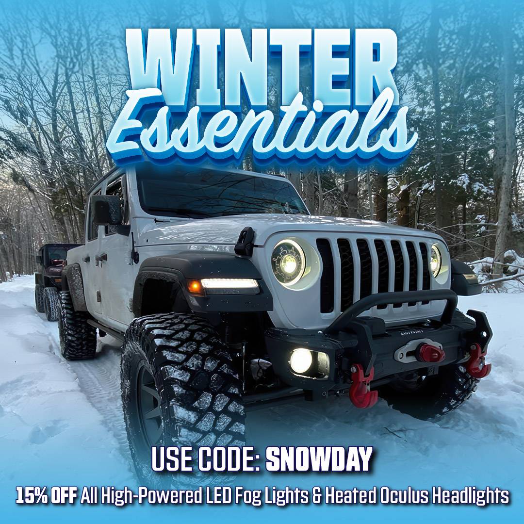 Jeep Gladiator ❄️🔥 Dominate Winter Roads with Confidence! ❄️🔥 WINTER ESSENTIALS SALE winteressentials-social