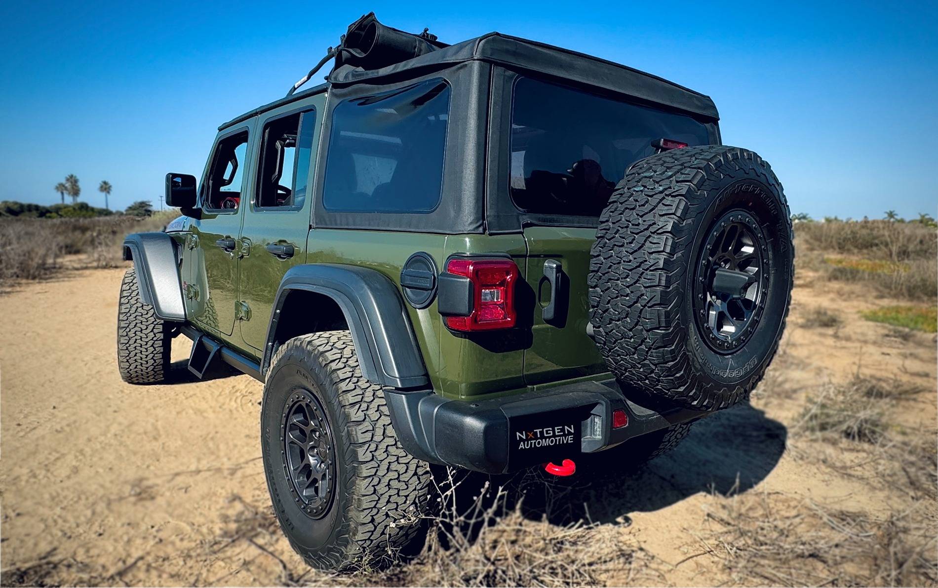 Jeep Gladiator Slider with step functionality IMG_5534