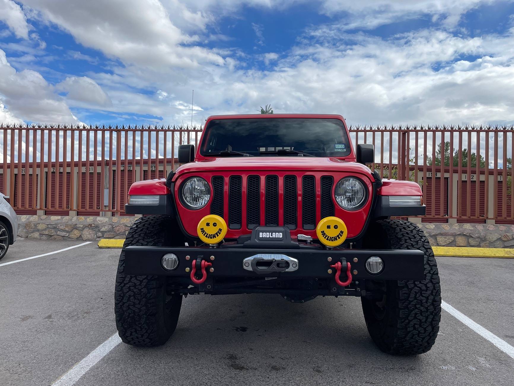 Jeep Gladiator CJ style Front bumper on Gladiator IMG_5897