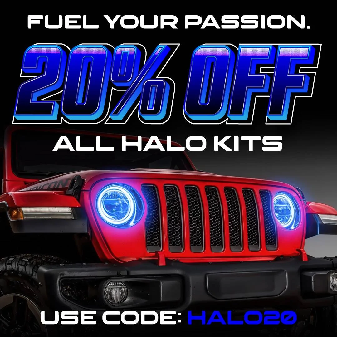 Jeep Gladiator Product of the Week! ORACLE Lighting Halo Kits 20p-halos-j