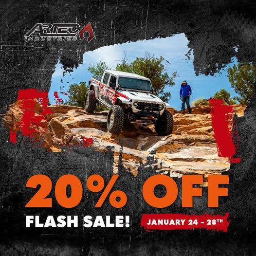 Jeep Gladiator ******Artec Industries  Flash Sale  Ends 1/28-25 ****** 1737741450096-j0