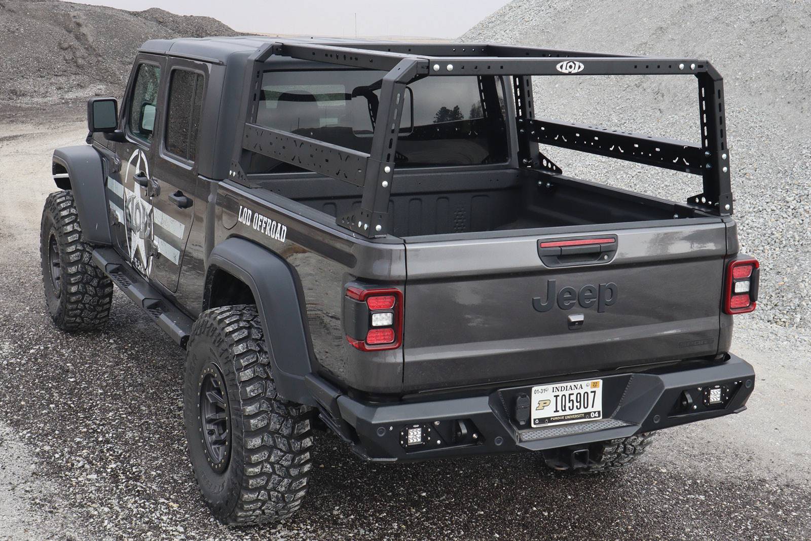Jeep Gladiator Jeep Gladiator Bed Rack Black-O.P. BedRack-1
