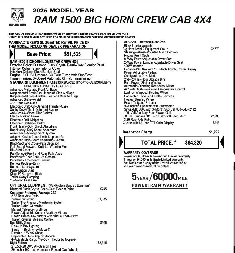 Jeep Gladiator 2025 Rams are leasing at <1% of MSRP Screen Shot 2025-01-23 at 2.37.04 PM