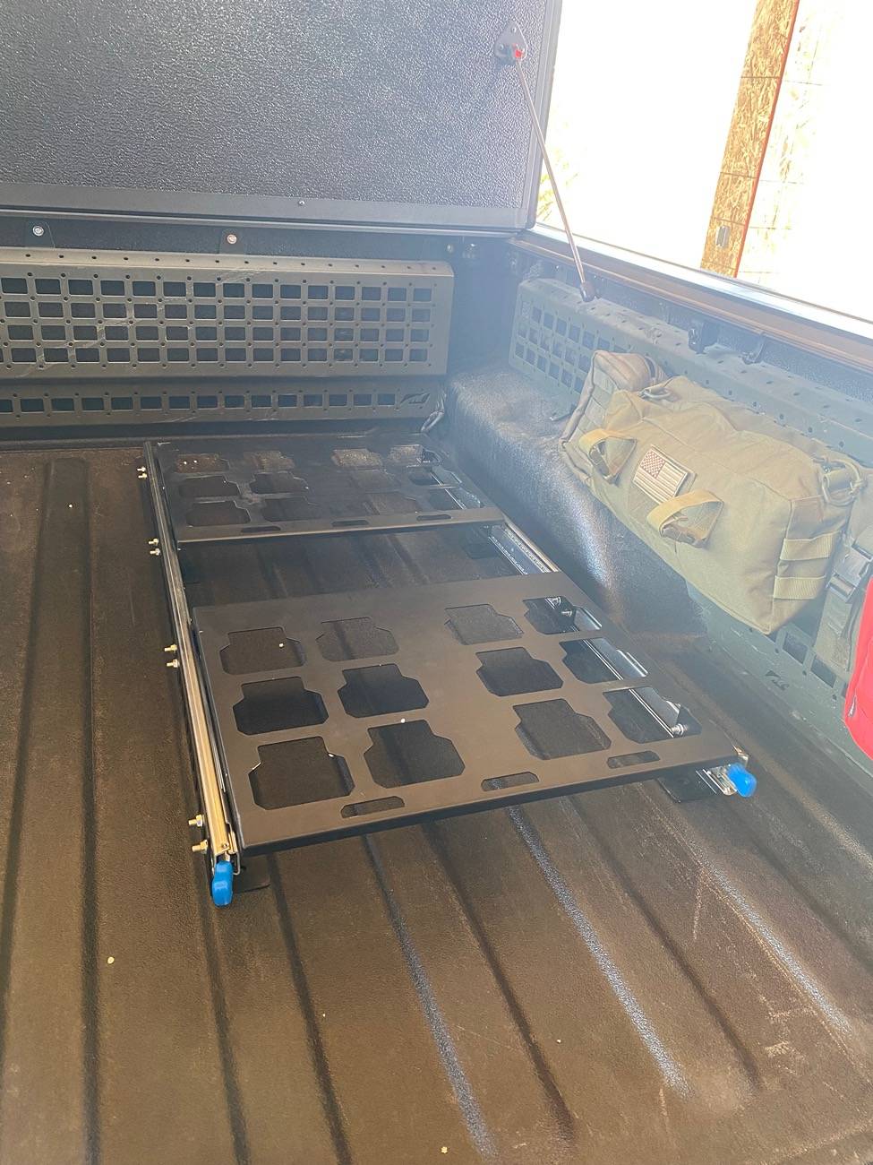 Jeep Gladiator Packout box slider rack, bed storage IMG_8780