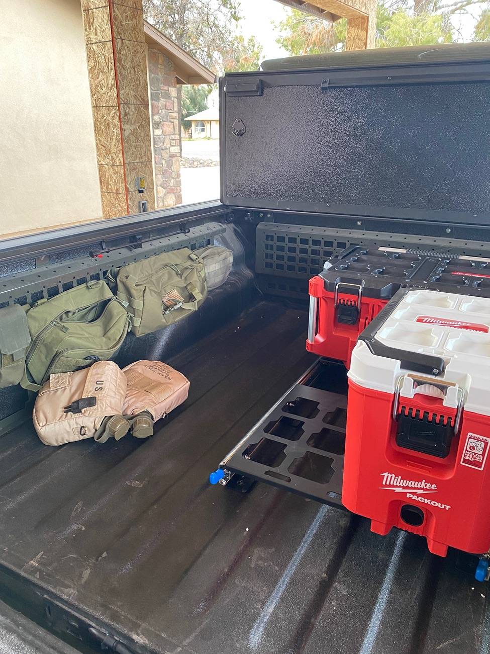 Jeep Gladiator Packout box slider rack, bed storage IMG_8787