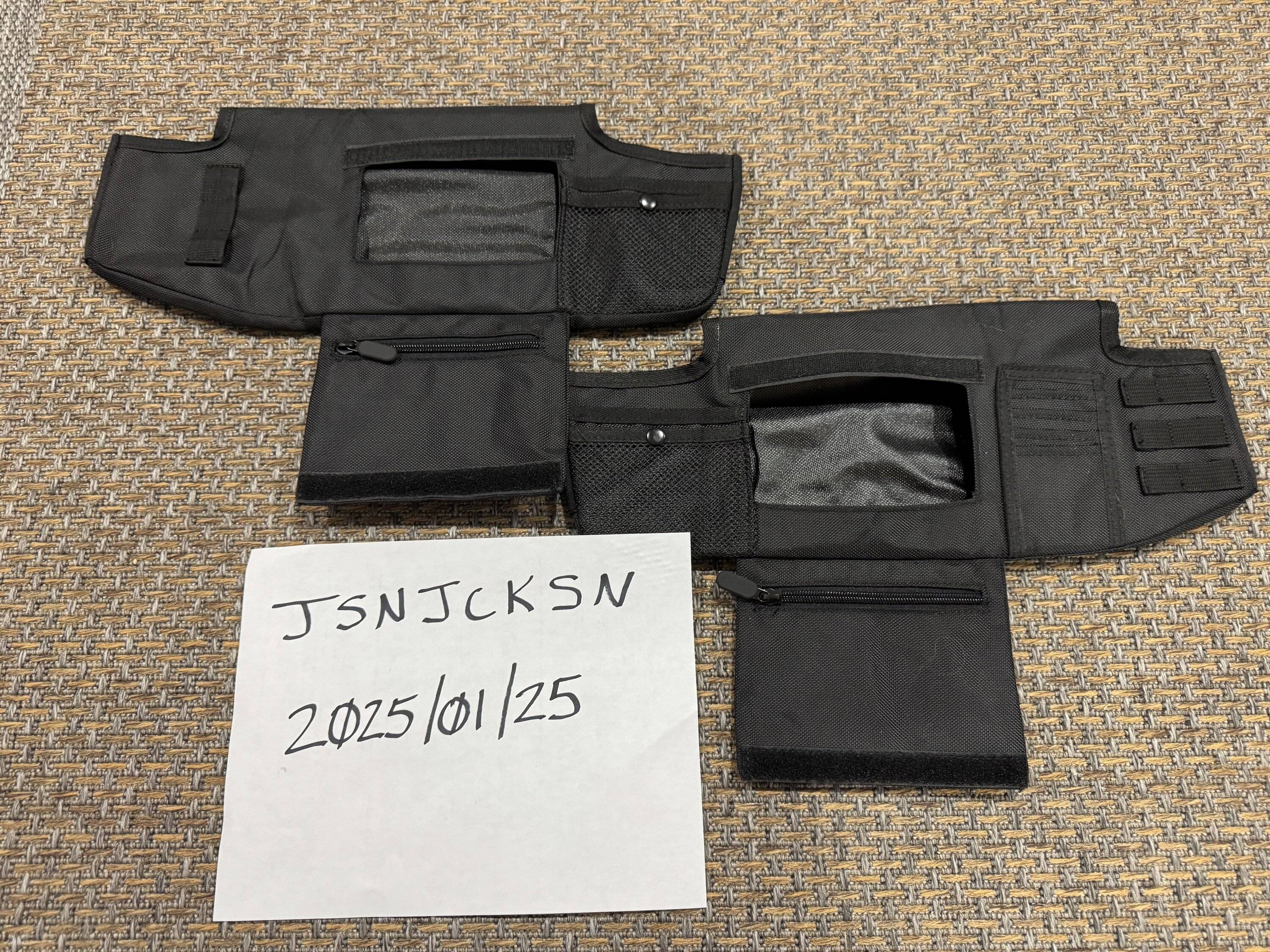 Jeep Gladiator Visor Organizer/Cover Black Best Offer IMG_3175