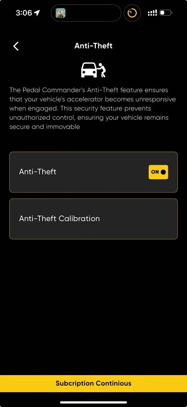 Jeep Gladiator Pedal Commander Anti-Theft Update IMG_0012