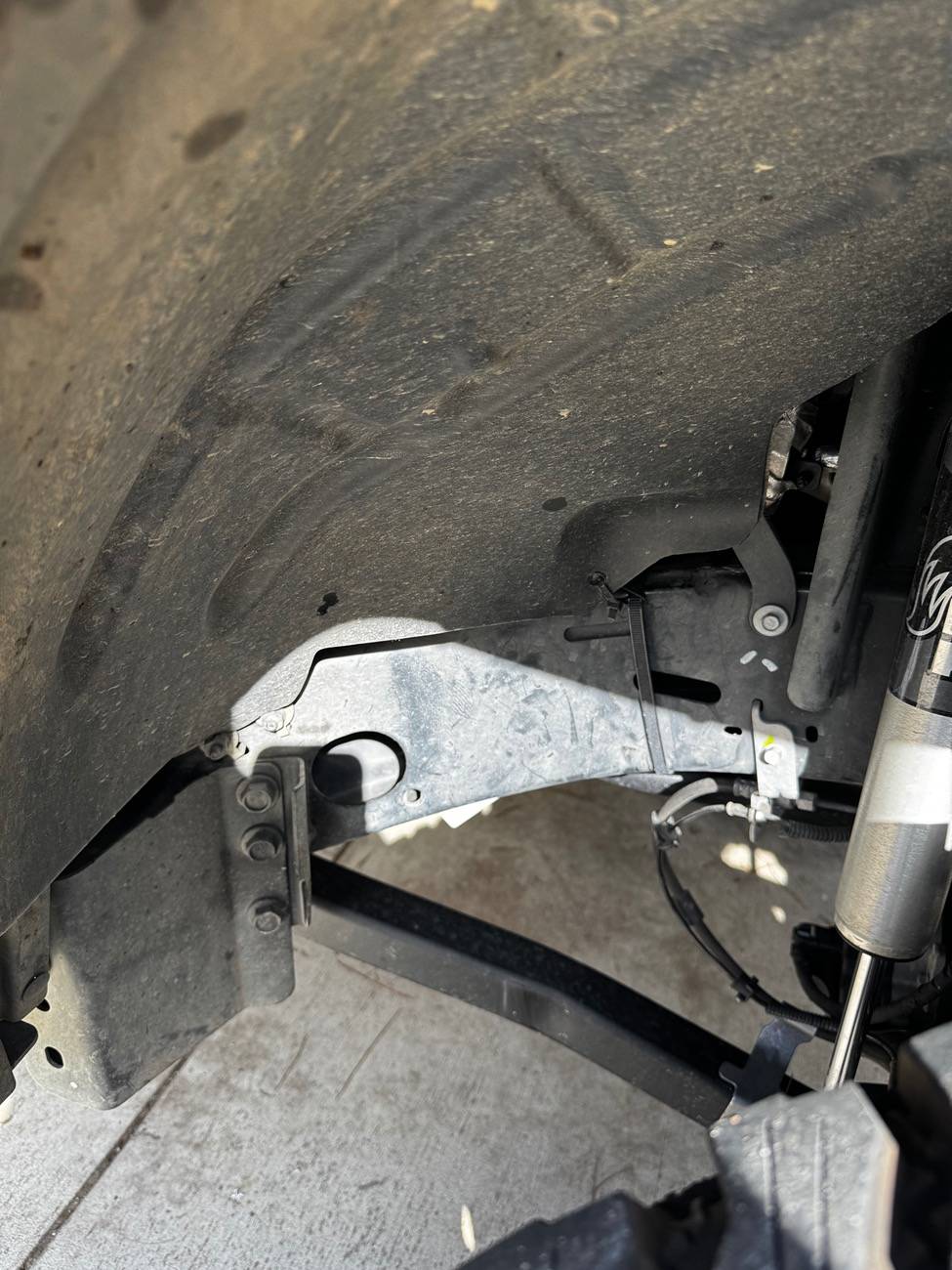 Jeep Gladiator Trimming Inner Fender Liners IMG_1311