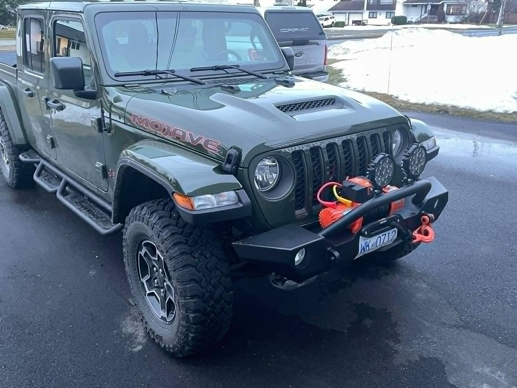 Jeep Gladiator Vevor 13.5k winch Jeep G Bum
