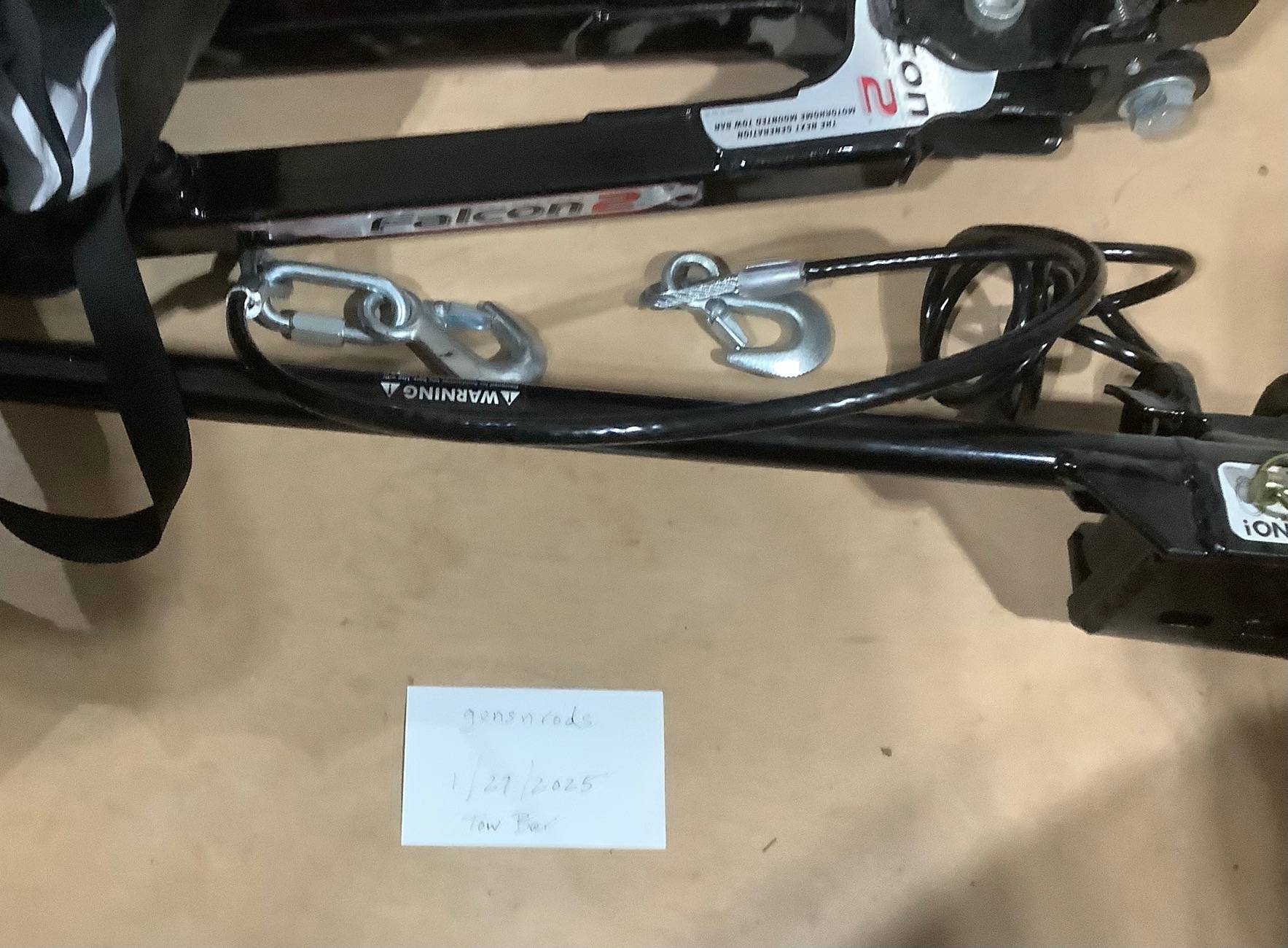 Jeep Gladiator Roadmaster Tow Bar…”as New” IMG_1689