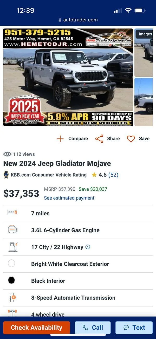 Jeep Gladiator Yes, 35.5% off a Jeep Gladiator IMG_8587