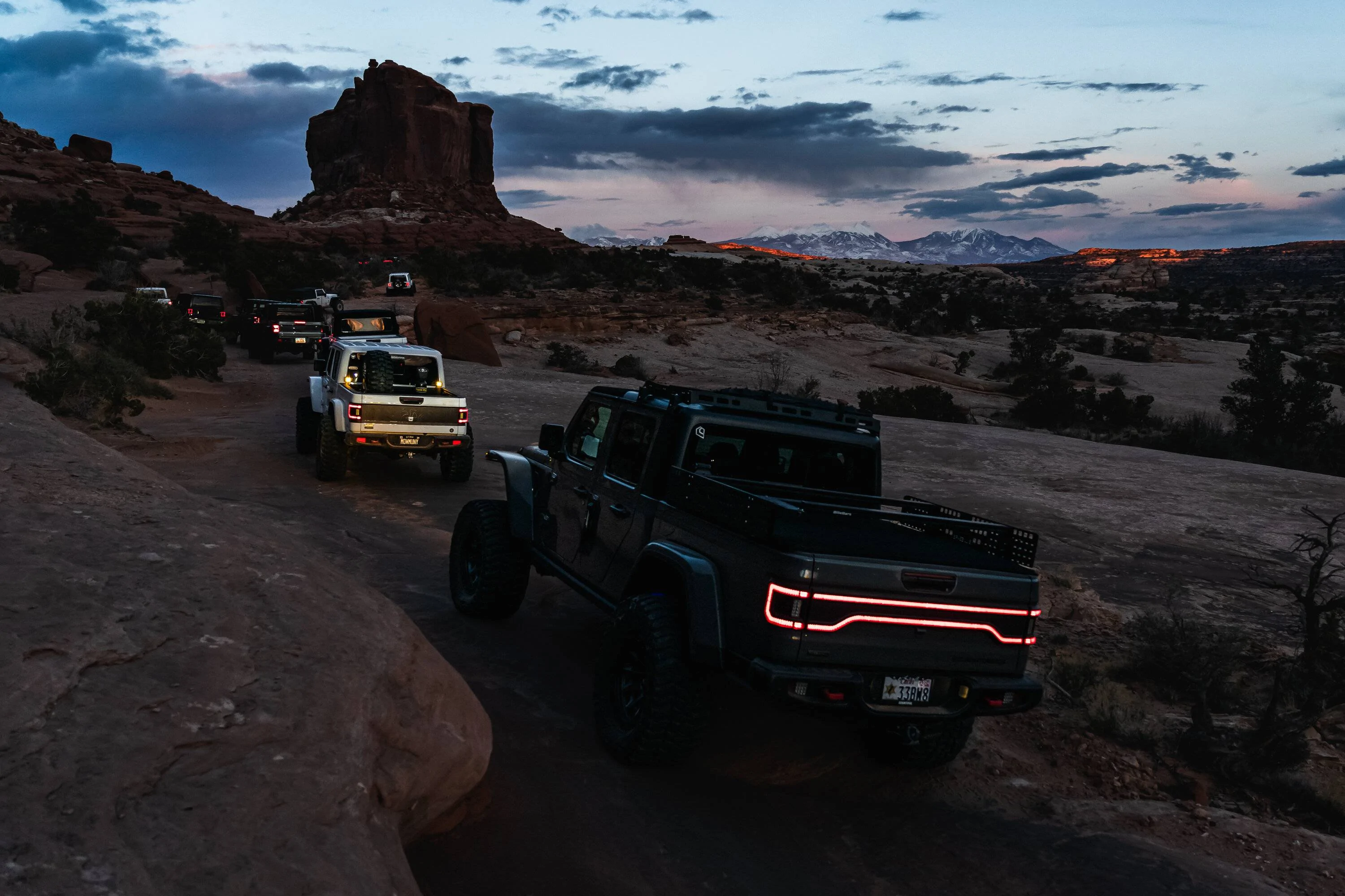 Jeep Gladiator Tail Light Tuesday!!! Lets See Those Beautiful Rear Ends!!! ORACLE_Lighting_Night_Trail_2