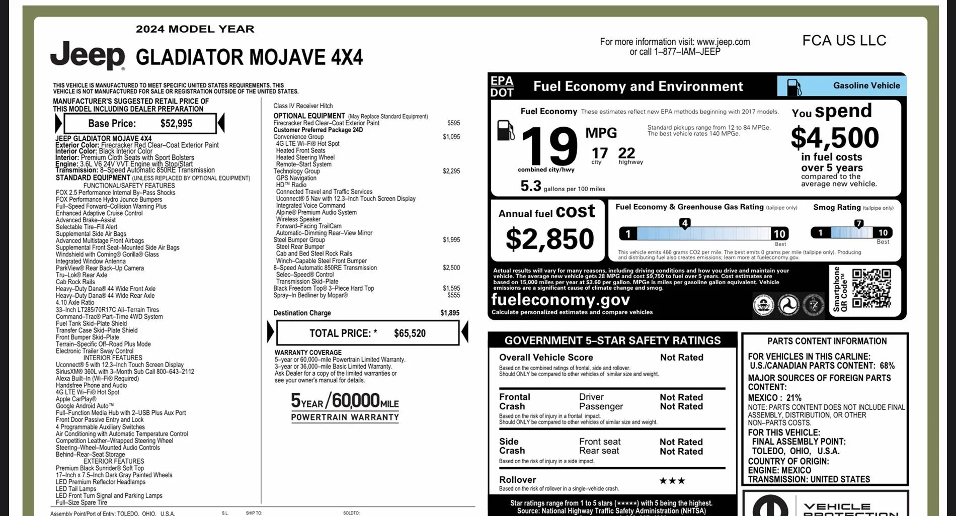Jeep Gladiator Just saved $17k on a new Mojave IMG_6964