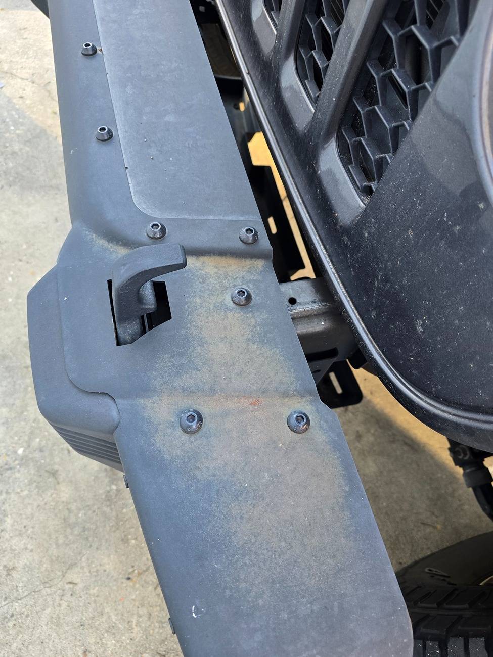 Jeep Gladiator Looking to retouch my bumper - not sure what to use. 20250131_083817