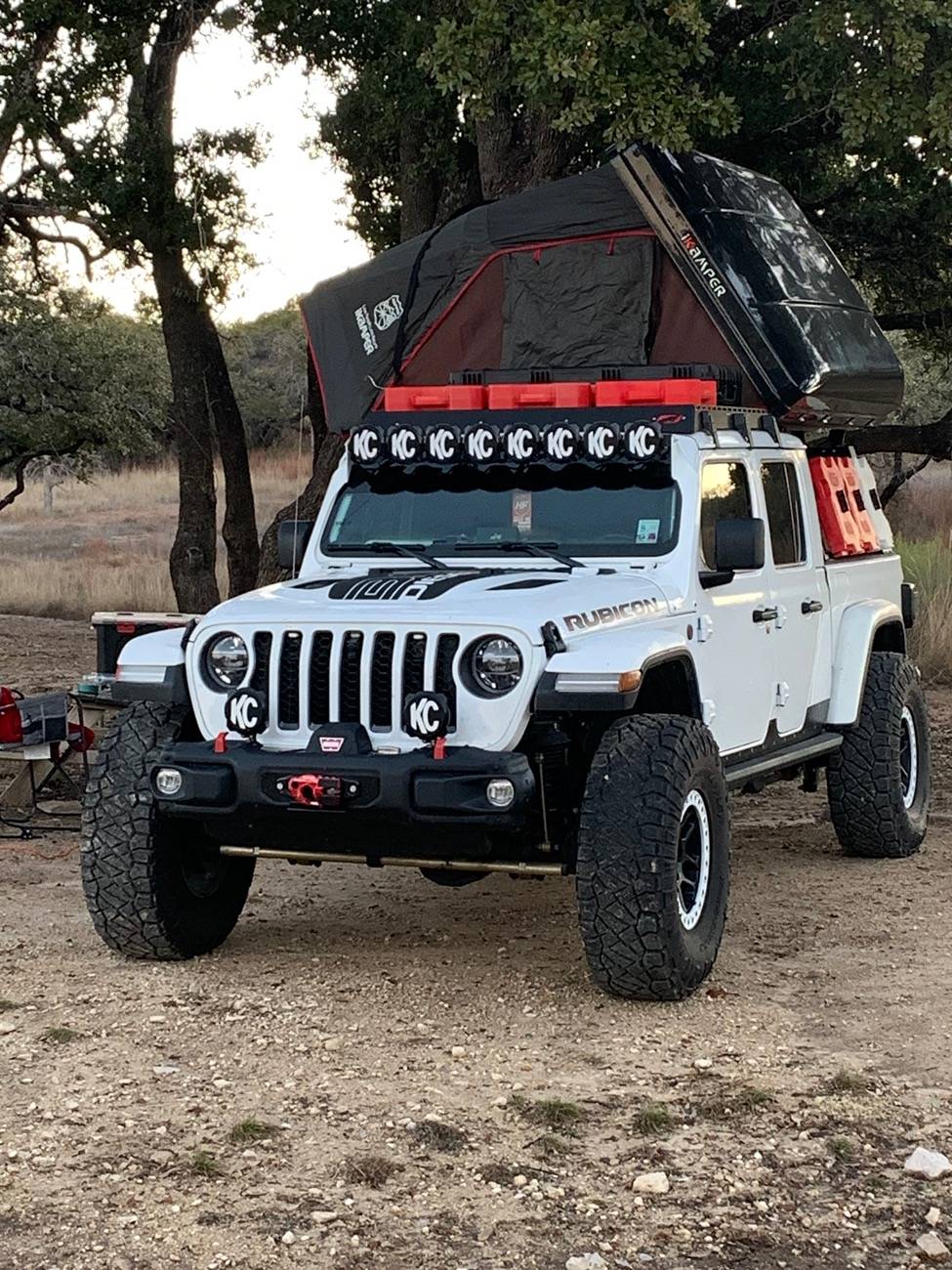 Jeep Gladiator KC Gravity Titan Light Bar Installed IMG_1261