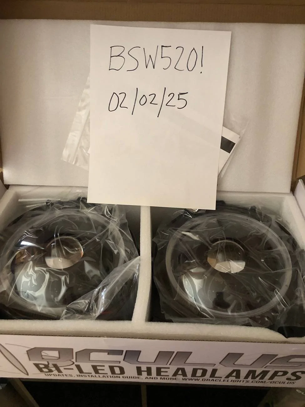 Jeep Gladiator Oracle Oculus Bi-Led Headlights New IMG_1313