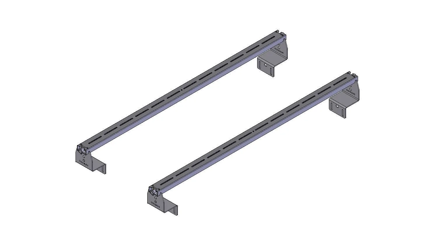 Jeep Gladiator Gladiator specific cross bars & bed racks now available! hi+rise+crossbars+assembly+mark+ii