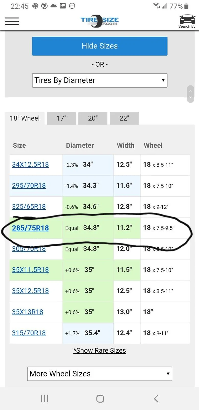 Jeep Gladiator Can anyone confirm Overland tire size? 20191030_224918
