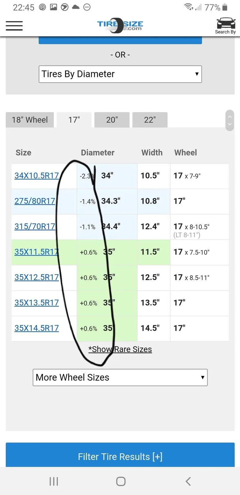 Jeep Gladiator Can anyone confirm Overland tire size? 20191030_225430
