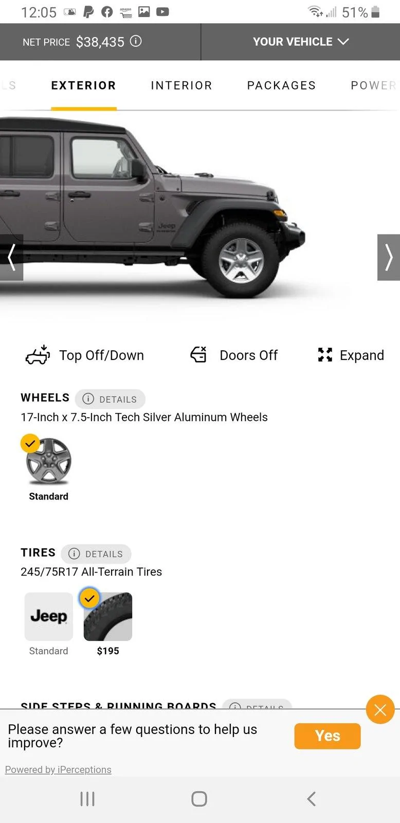 Jeep Gladiator Can anyone confirm Overland tire size? Screenshot_20191031-120510_Samsung Internet