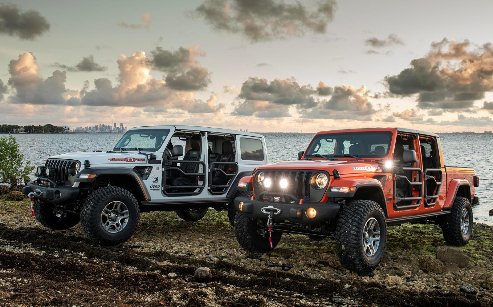 Jeep Gladiator Three O Five (305) Edition Jeep Gladiator and Wrangler Announced at Miami Auto Show 305 Edition Jeep Wrangler and Gladiator 3