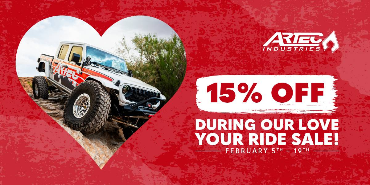 Jeep Gladiator Head on over to Artec Industries and Show us how much you really love you JT with our Love your Ride sale ! 1738775966441-i2