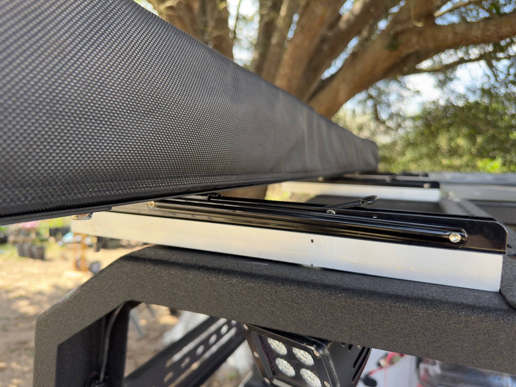 Jeep Gladiator Fishbone tackle homemade awning mounts IMG_8434