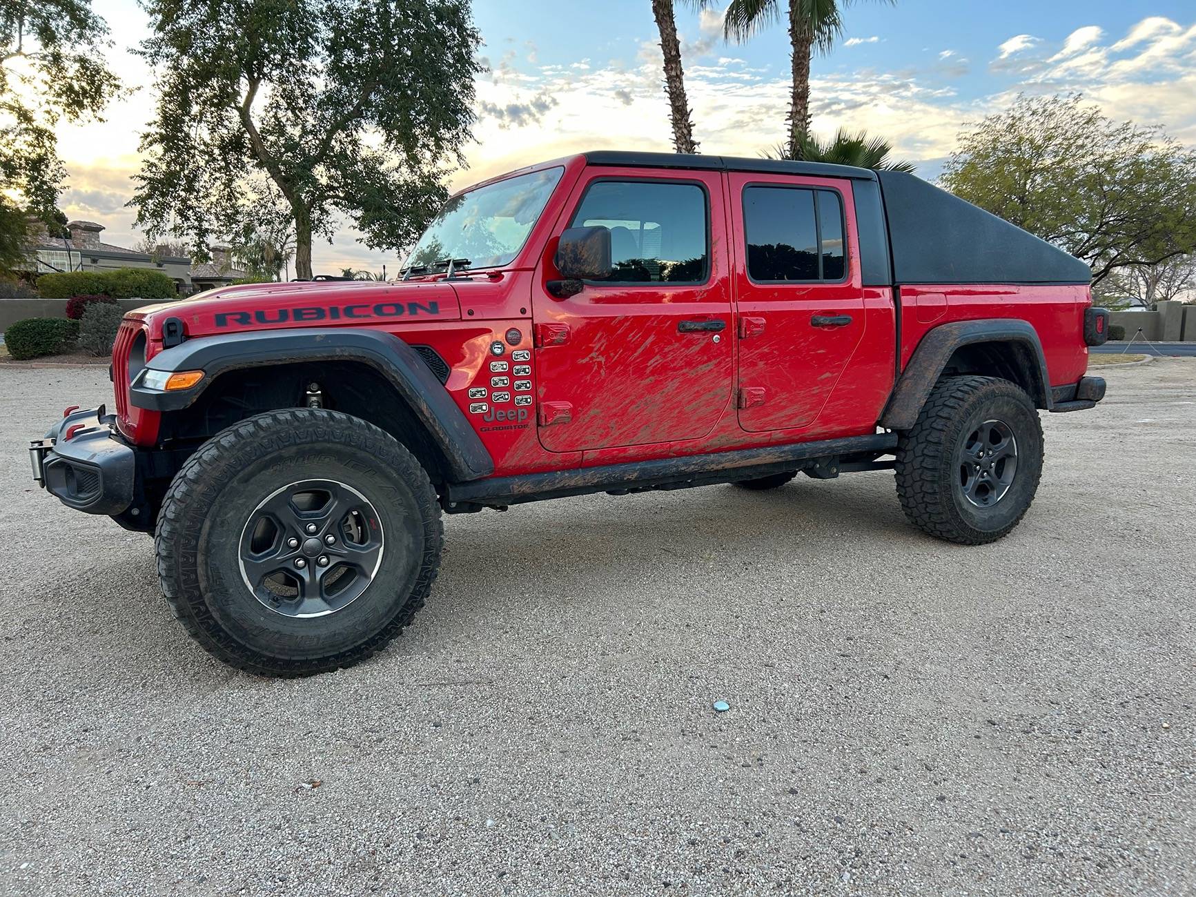 Jeep Gladiator Humvee style PZO fastback truck bed top DIY build IMG_1961