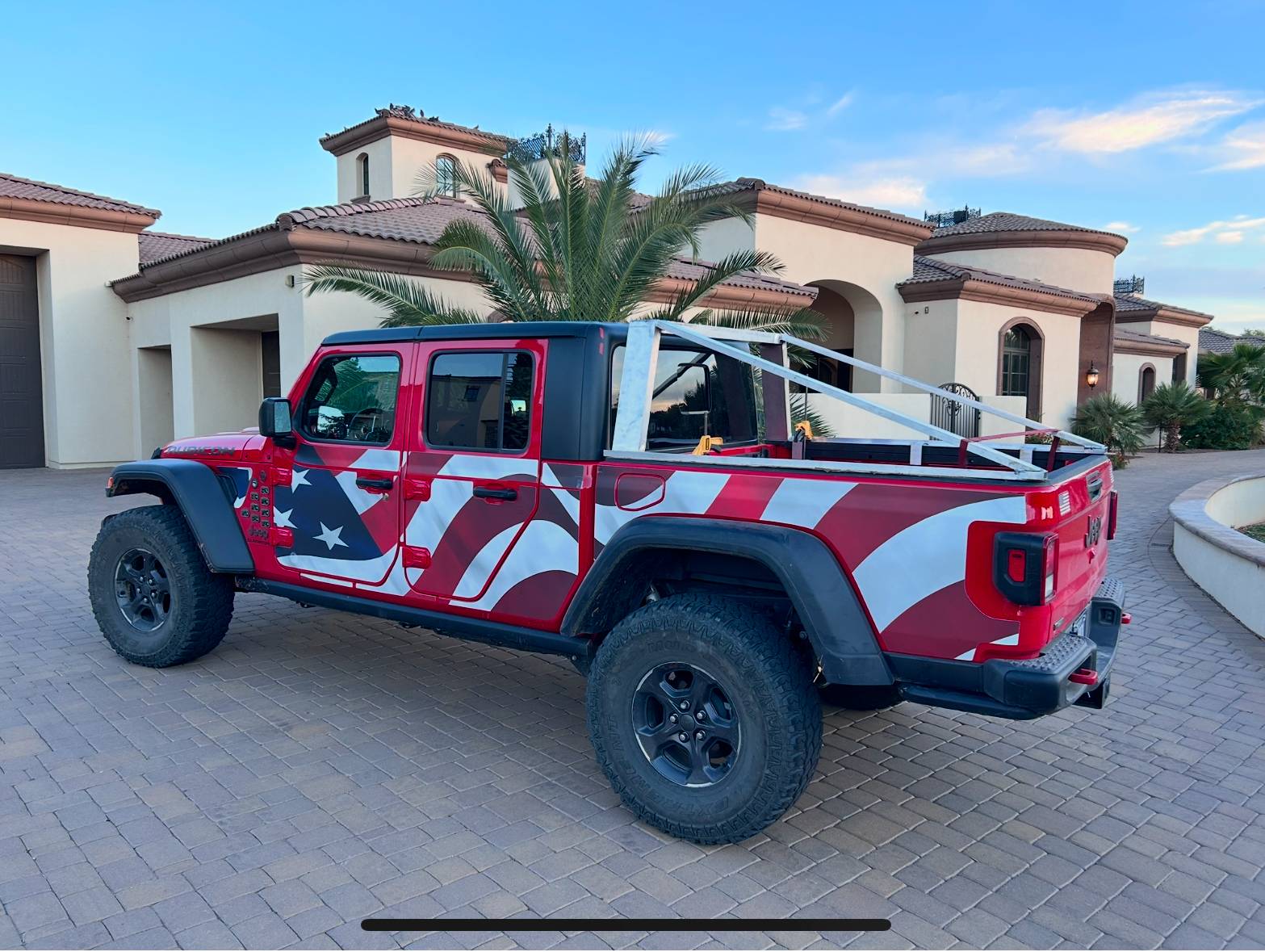 Jeep Gladiator Humvee style PZO fastback truck bed top DIY build View recent photos