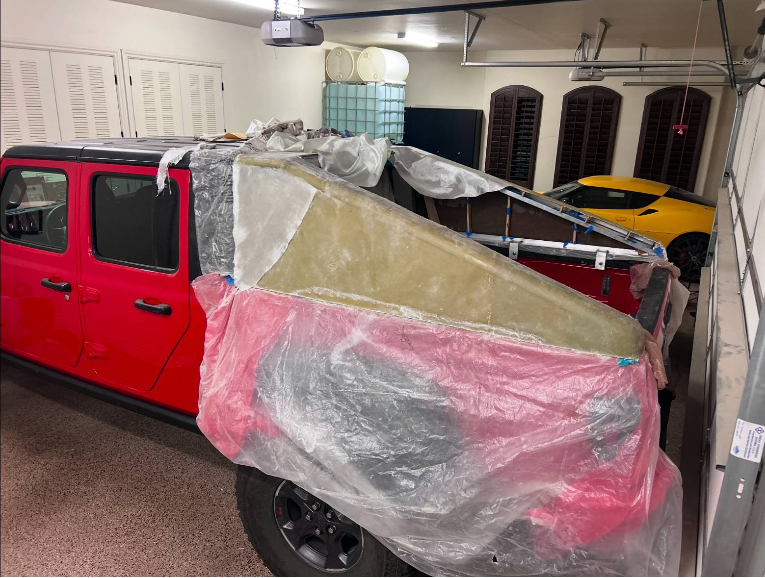 Jeep Gladiator Humvee style PZO fastback truck bed top DIY build View recent photos