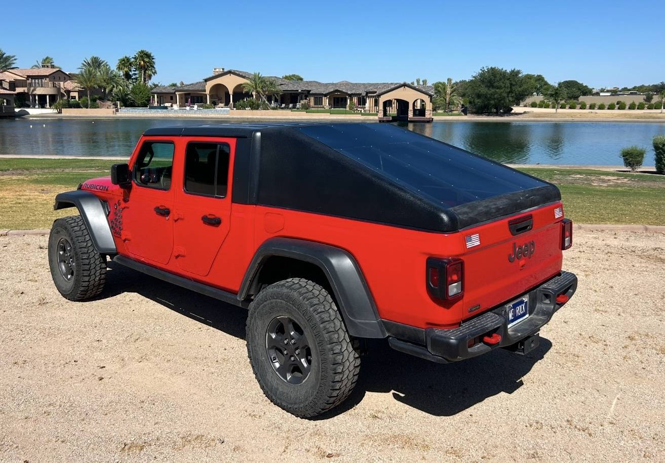 Jeep Gladiator Humvee style PZO fastback truck bed top DIY build View recent photos