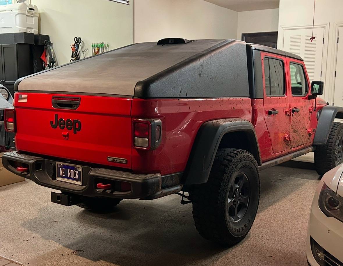 Jeep Gladiator Humvee style PZO fastback truck bed top DIY build View recent photos