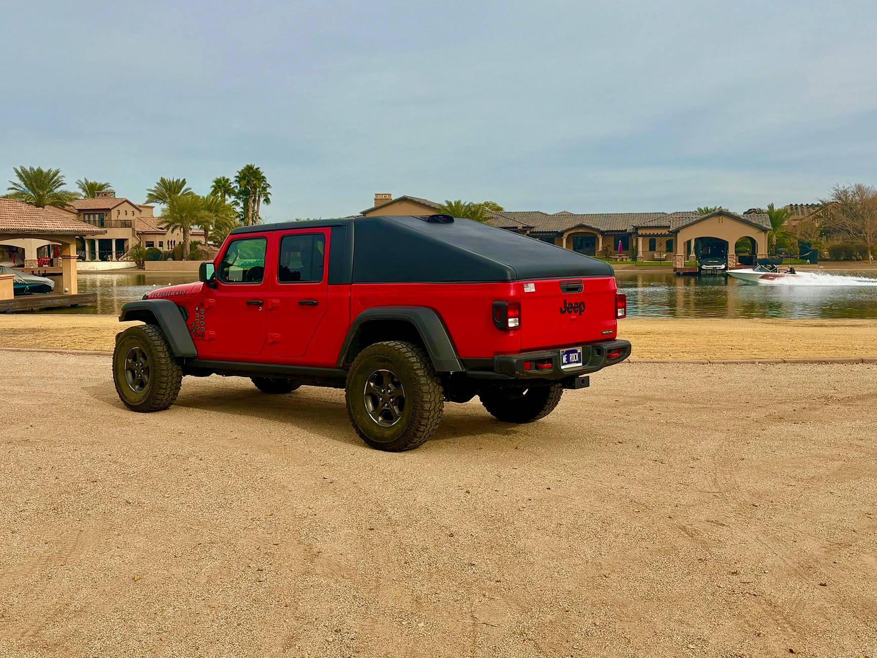 Jeep Gladiator Humvee style PZO fastback truck bed top DIY build IMG_2085