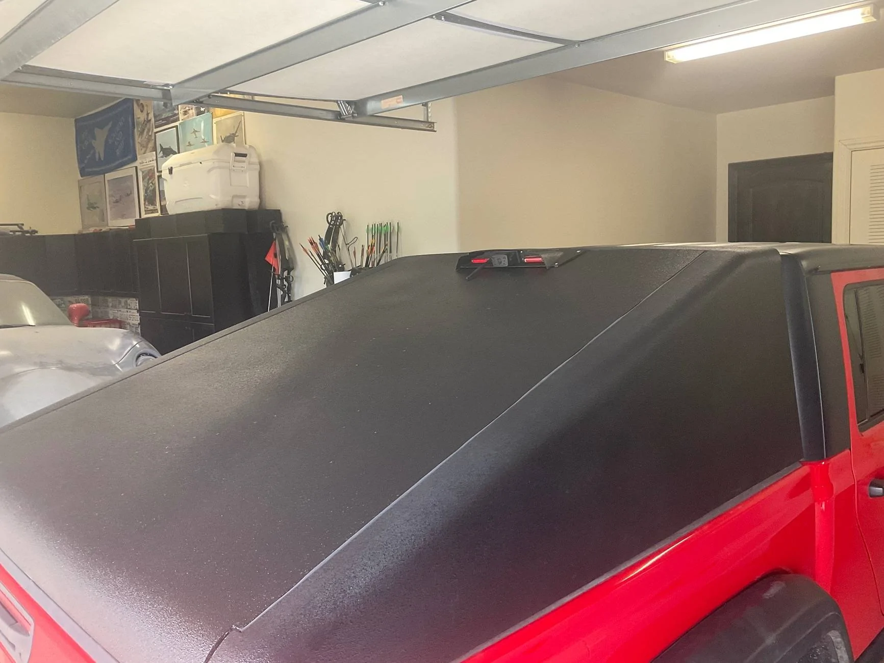 Jeep Gladiator Humvee style PZO fastback truck bed top DIY build IMG_7073