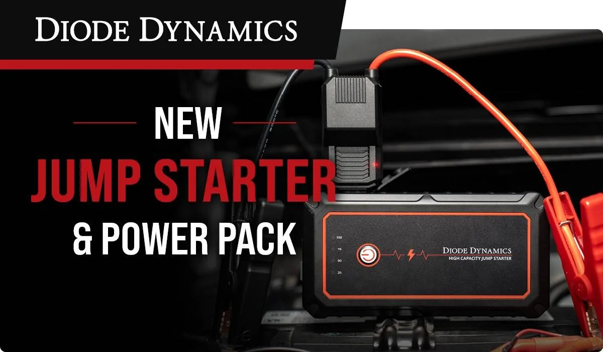 Jeep Gladiator Jump Starter & Power Pack | Diode Dynamics O8A1Vrr
