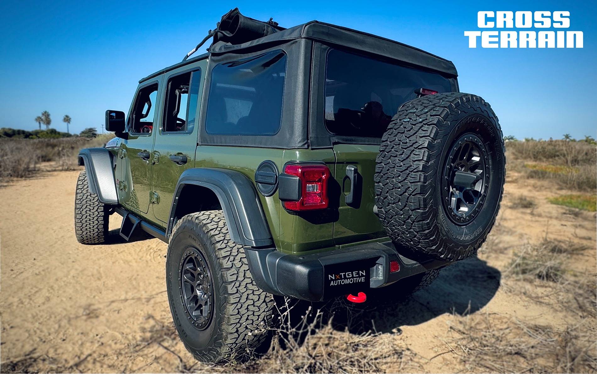 Jeep Gladiator New Product: Cross Terrain Removable Drop Down Steps For Factory OE Rock Rails IMG_5534 copy