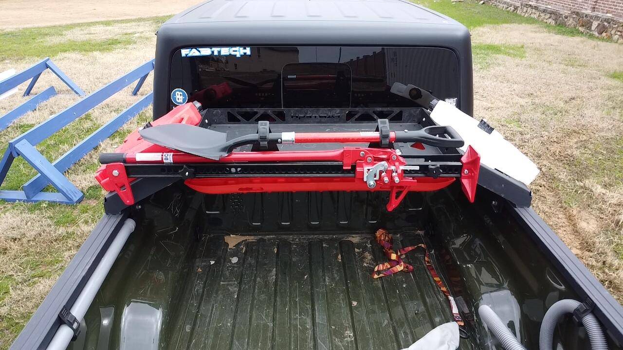 Jeep Gladiator Fabtech bed cargo rack installed 2025-02-14-13-43-23-482