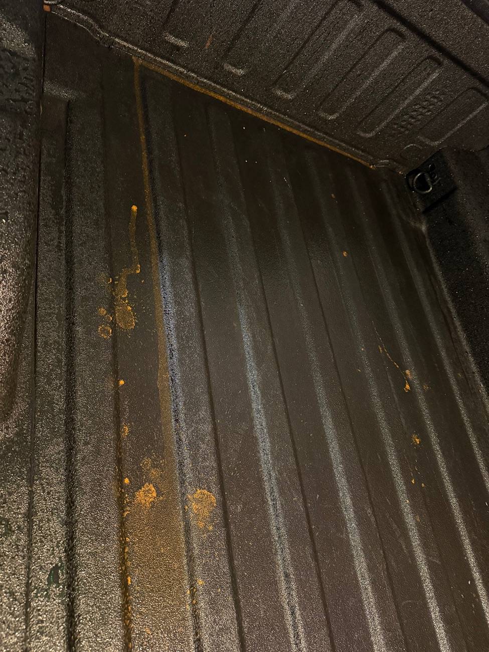 Jeep Gladiator Best way to get rust water stains out of factory bedliner? IMG_3054