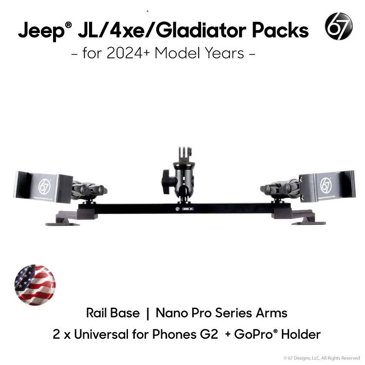 Jeep Gladiator Bulletpoint phone mount - driver vs passenger side 1739803729214-zy